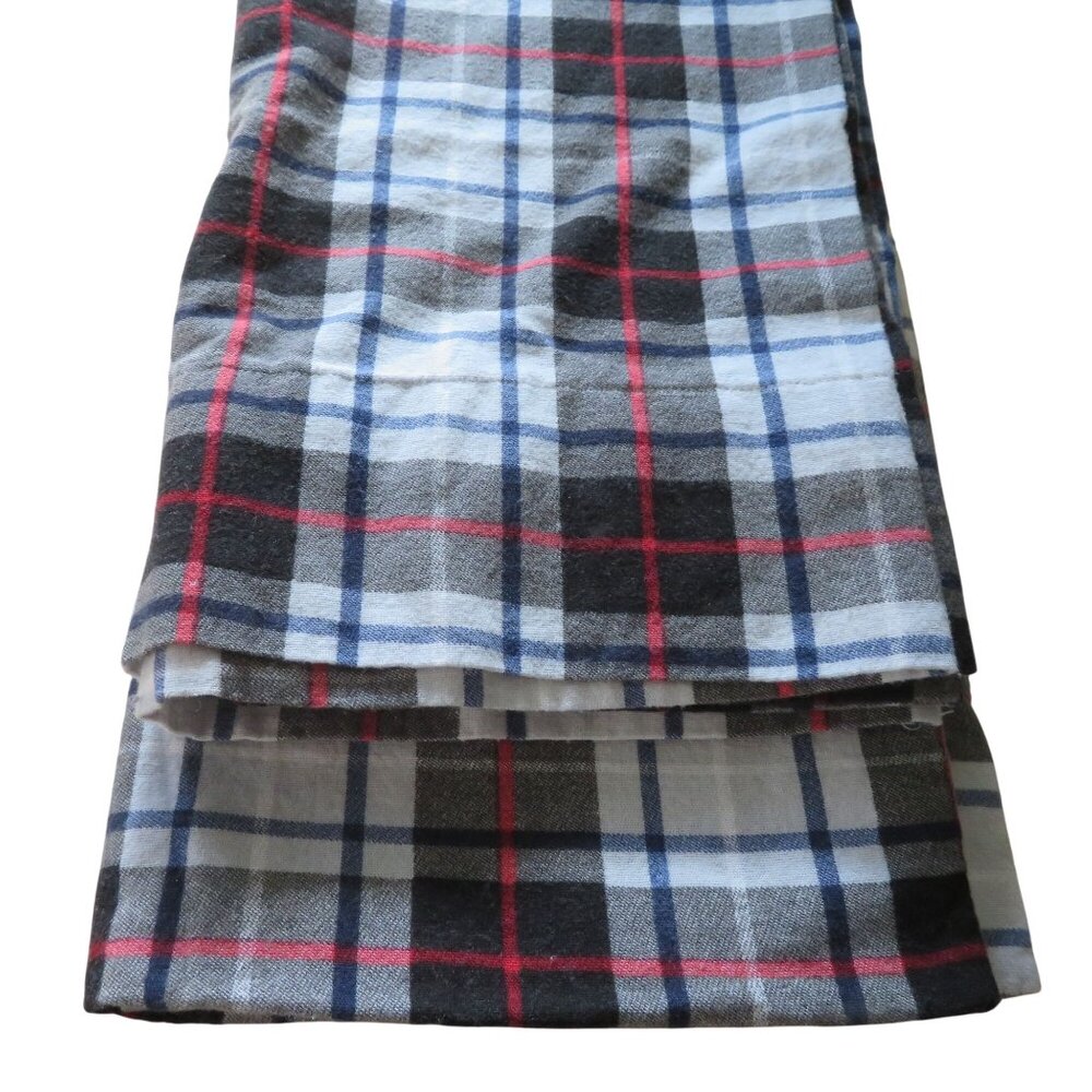 Pendleton Set of 2 Standard Pillowcases 20" x 39" Plaid Flannel Cotton